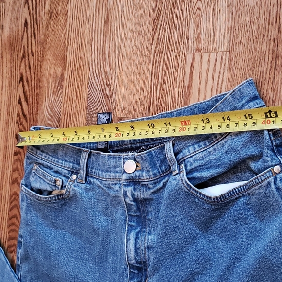 (12P) Jones New York Signature Petite Denim Jeans Everyday Comfy Straight Leg - Picture 8 of 9